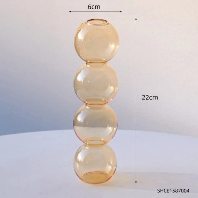 Creative Bubble Glass Vase Home